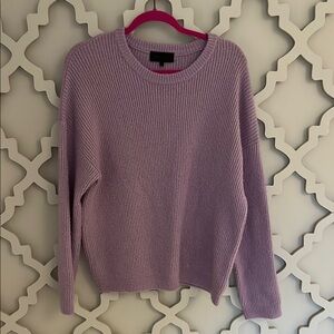 Kendall & Kylie Purple Crew Neck Sweater